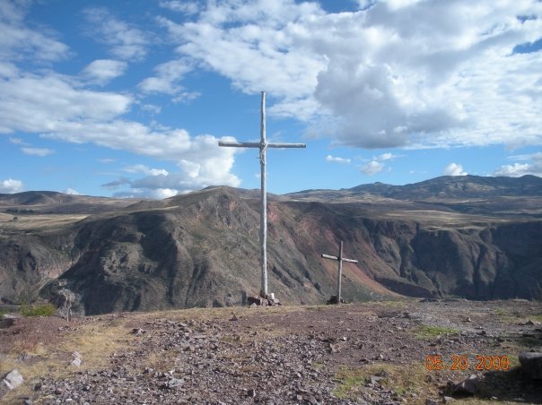 This cross overlooked my small town, and my friends and I would hike to the top every day for breathtaking views of the Urumbamba River.