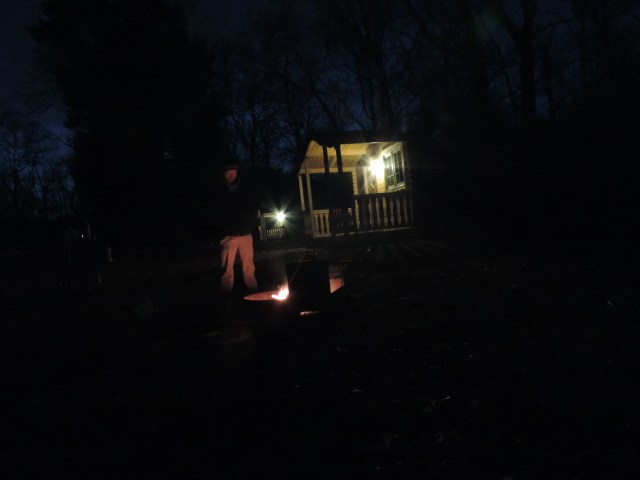 No camping trip is complete without a fire.